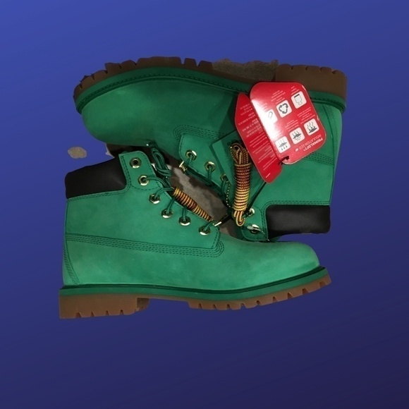 Timberland Boots NWT Limited Edition KELLY GREEN Women’s 8.5/Juniors 7/E… - Picture 3 of 7